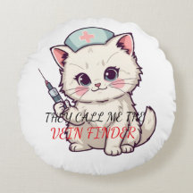 Funny Nurse Cat The Vein Finder Personalised