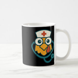 Funny Nurse Chicken Doctor Humour Thanksgiving Men Coffee Mug