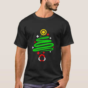 Funny Nurse Christmas Tree Stethoscope Gift Nurse T-Shirt