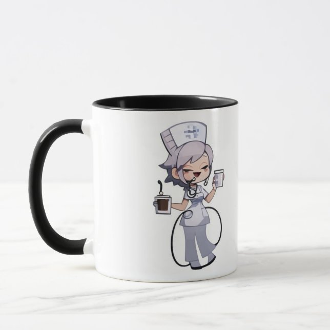Funny Nurse Coffee Mug (Left)