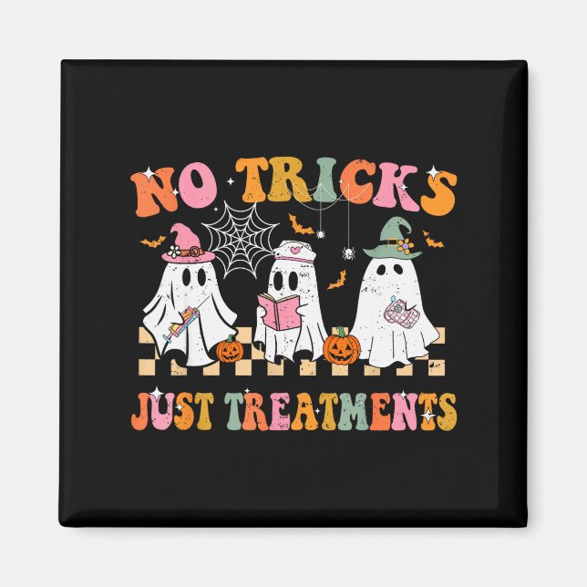 Funny Nurse Ghost For Scrub Life &amp; Nursing Hal Magnet (Front)