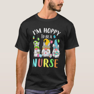 Funny Nurse Gnomes Easter Day Bunny Eggs RN ICU CN T-Shirt