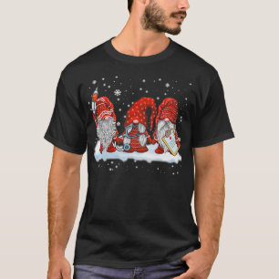 Funny Nurse Gnomes Santa Christmas Nursing Lover X T-Shirt