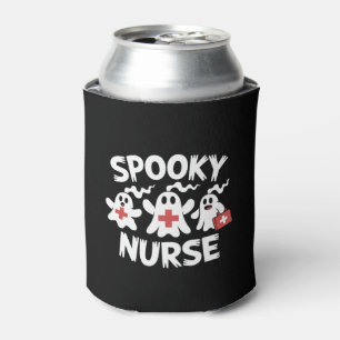 Funny Nurse Halloween Can Cooler