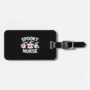 Funny Nurse Halloween Luggage Tag