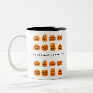 Funny Nurse Halloween Nurse By Day Witch By Night Two-Tone Coffee Mug