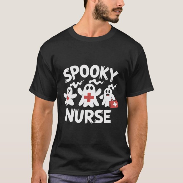 Funny Nurse Halloween T-Shirt (Front)