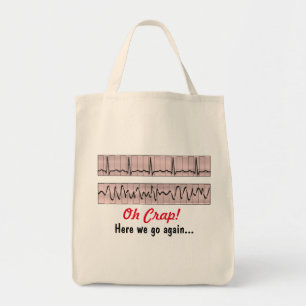 Funny Nurse Humour Tote Bag
