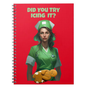 Funny Nurse Icing It Thunder_Cove Notebook