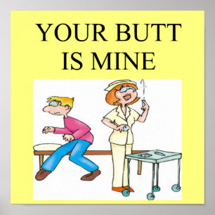 funny nurse joke poster