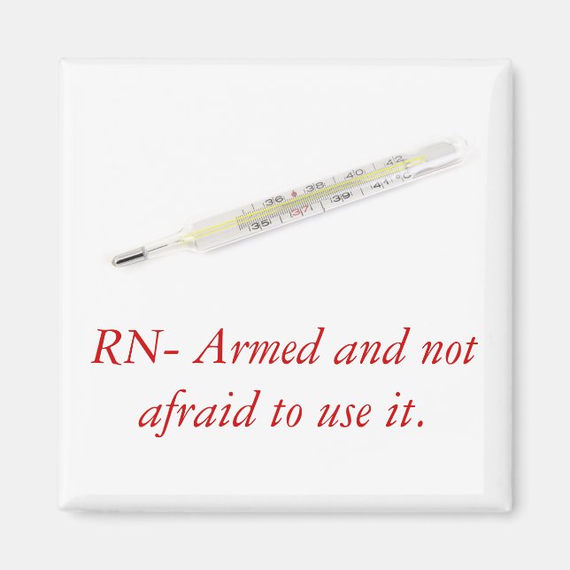 Funny Nurse Magnet (Front)