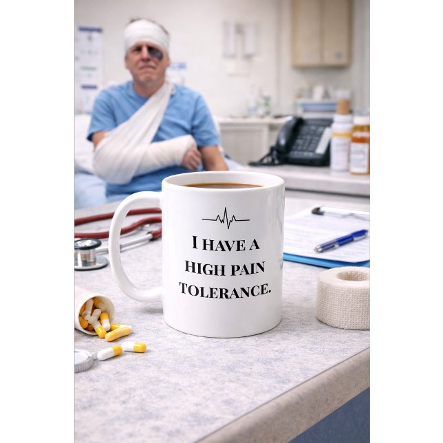 Funny Nurse Mug “High Pain Tolerance” Custom Name (Creator Uploaded)