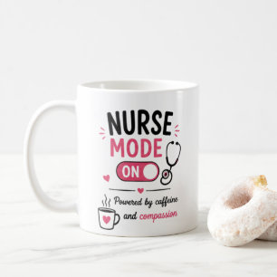 Funny Nurse Mug Nurse Mode On Coffee Healthcare