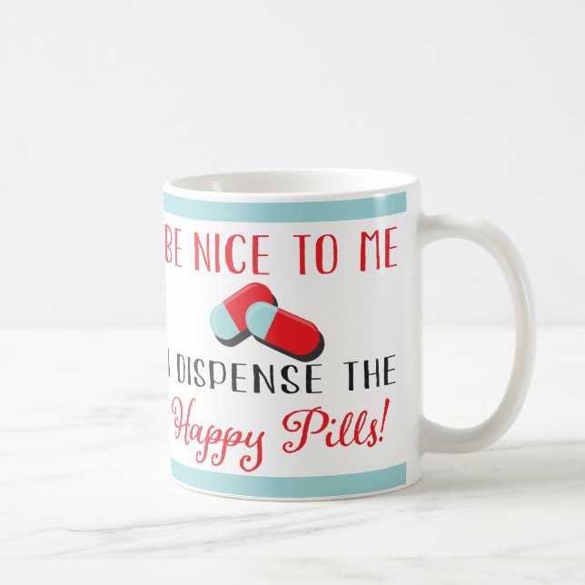 Funny Nurse or Doctor Medical pills mug (Right)