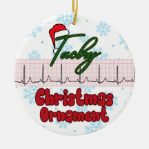 Funny Nurse Ornament. Doctor Ornament.