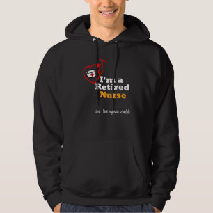 Funny Nurse Retirement Novelty For Her Fitted Sco Hoodie