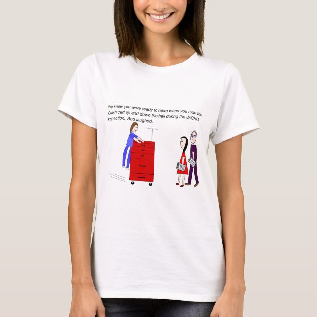 Funny Nurse Retirement T-Shirt (Front)