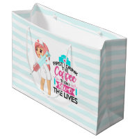 Funny Nurse Saying with Big Hypodermic Needle