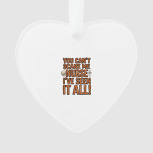 Funny Nurse Seen It All Vintage Halloween Design_1 Ornament