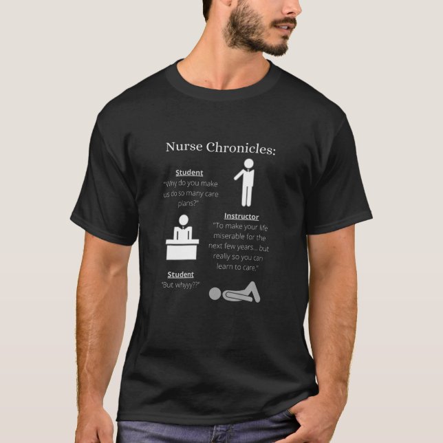 Funny Nurse Student Grad LPN RN Womens Mens Tee Cl (Front)
