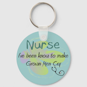Funny Nurse T-shirts and gifts "Grown Men Cry" Key Ring