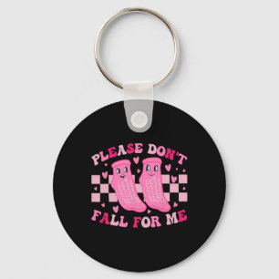 Funny Nurse Valentine Please Don't Fall For Me Rn Key Ring
