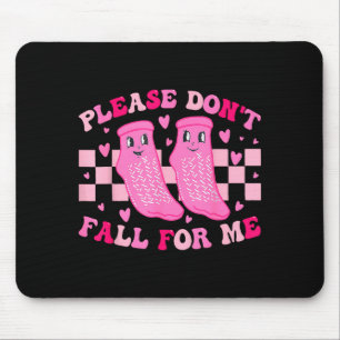 Funny Nurse Valentine Please Don't Fall For Me Rn  Mouse Pad