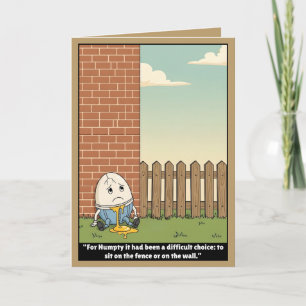 Funny Nursery Rhyme parody Card