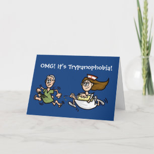 Funny Nurses Day Trypanophobia Card