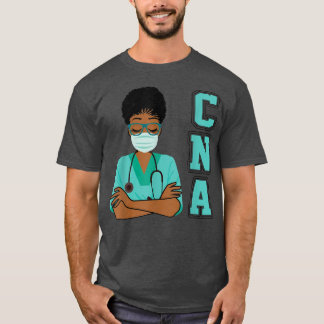 Funny Nursing BlackCna Magic Afro Girl Pride Women T-Shirt