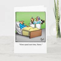 Funny Nursing School Graduation Congratuation Card