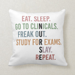 Funny Nursing School student Future Nurse Gifts Cushion
