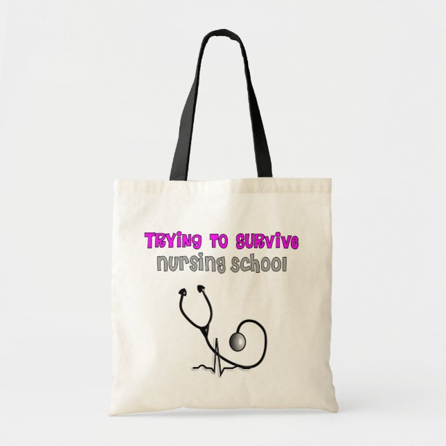 Funny Nursing Student Tote Bag and Gifts (Front)