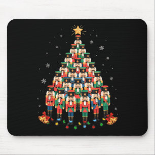 Funny Nutcracker Christmas Tree Xmas Men Women Kid Mouse Pad