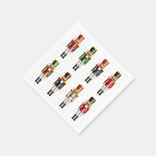 Funny Nutcrackers In Hussar Uniforms Napkin