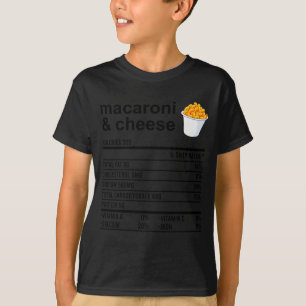 Funny Nutrition Facts Thanksgiving Apparel Macaron T-Shirt