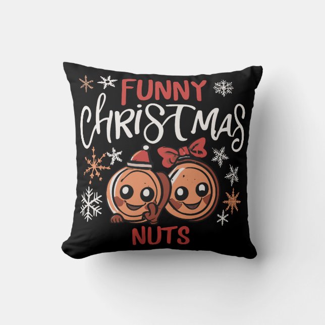 funny nuts cushion (Front)