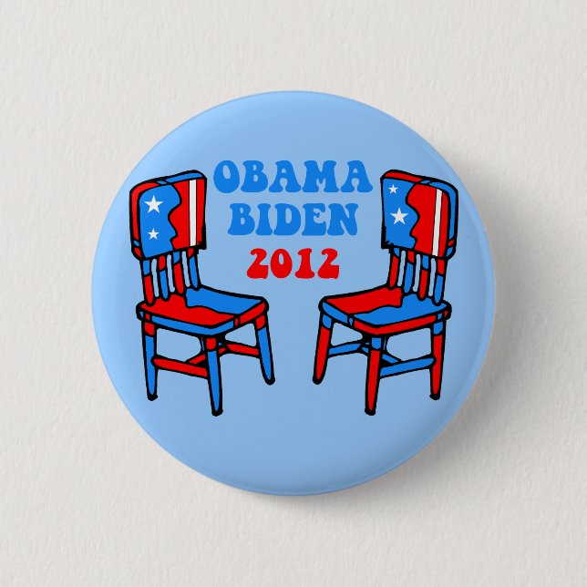 funny Obama Biden 6 Cm Round Badge (Front)