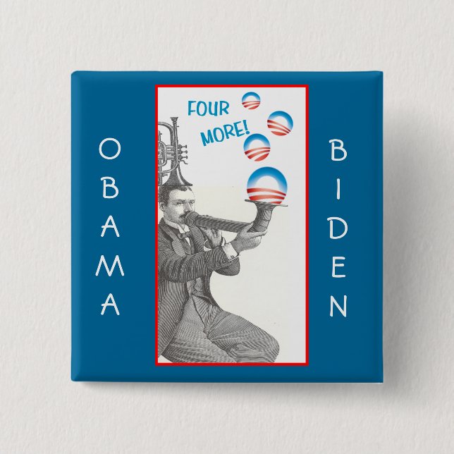 Funny Obama Biden pin (Front)