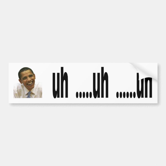 Funny Obama Bumper Sticker (Front)