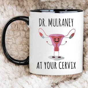 Funny Obstetrician Gynaecologist Design Cute Cervi Mug