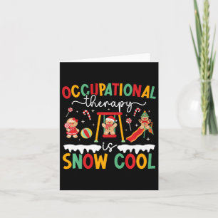 Funny Occupational Therapy Christmas Occupational Card