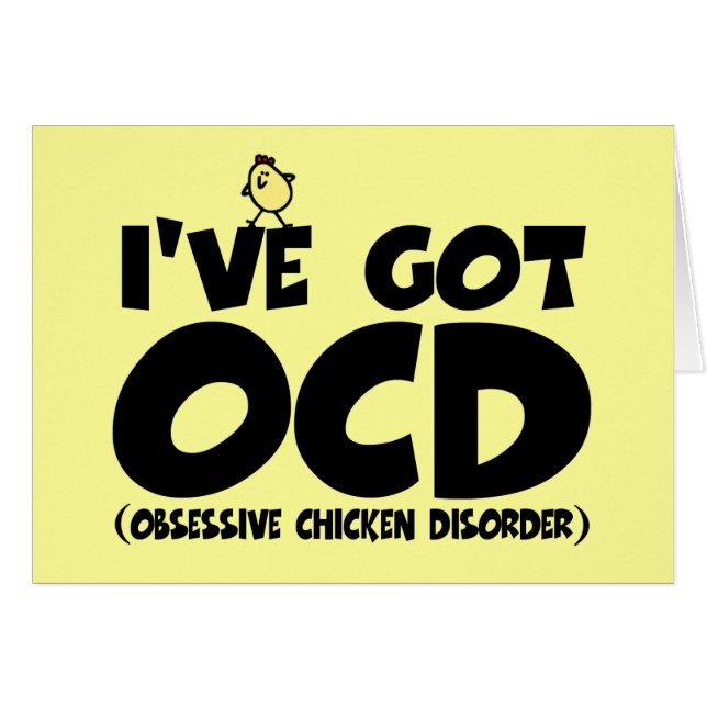 Funny OCD chicken (Front Horizontal)