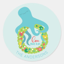 Funny Octopus Christmas