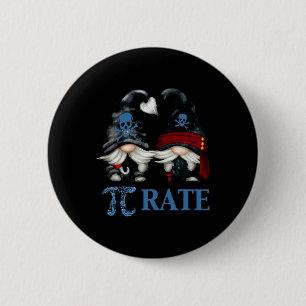 Funny Octopus Pi Day Symbol For Math Teacher Pirat 6 Cm Round Badge