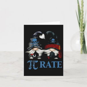 Funny Octopus Pi Day Symbol For Math Teacher Pirat Card