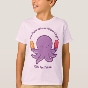 Funny Octopus Shirt   Ten-Tickles Dad Joke Shirt