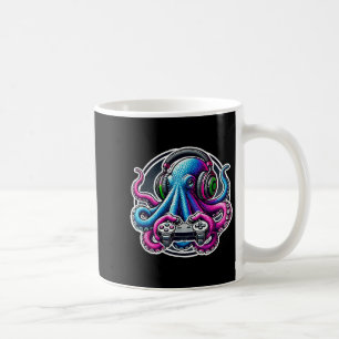 Funny Octopus Video Games Lover Gamer Octopus Gami Coffee Mug