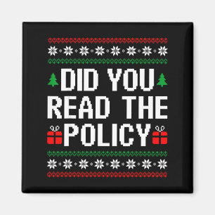 Funny Office Christmas Squad Did You Read The Licy Magnet