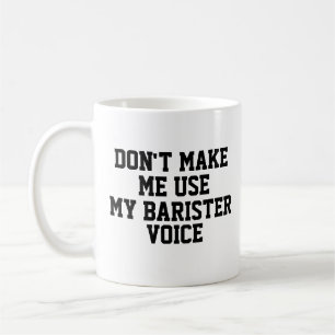 Funny Office Custom Personalise Job Title Barister Coffee Mug